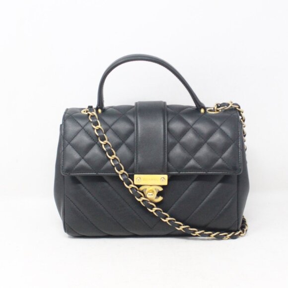 Chanel #HWB26L Mini Flap Top Handle Bag - Picture 1 of 7